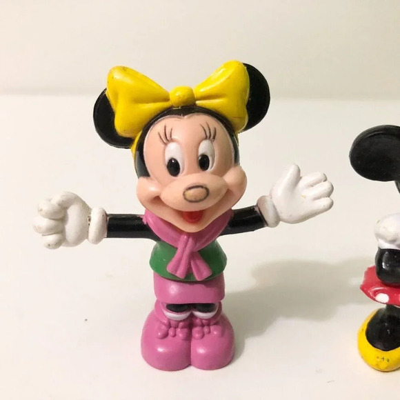 Vintage Disney Figures Arco Applause Mickey Minnie Mouse Ducktales Bully  Goofy - Picture 3 of 16